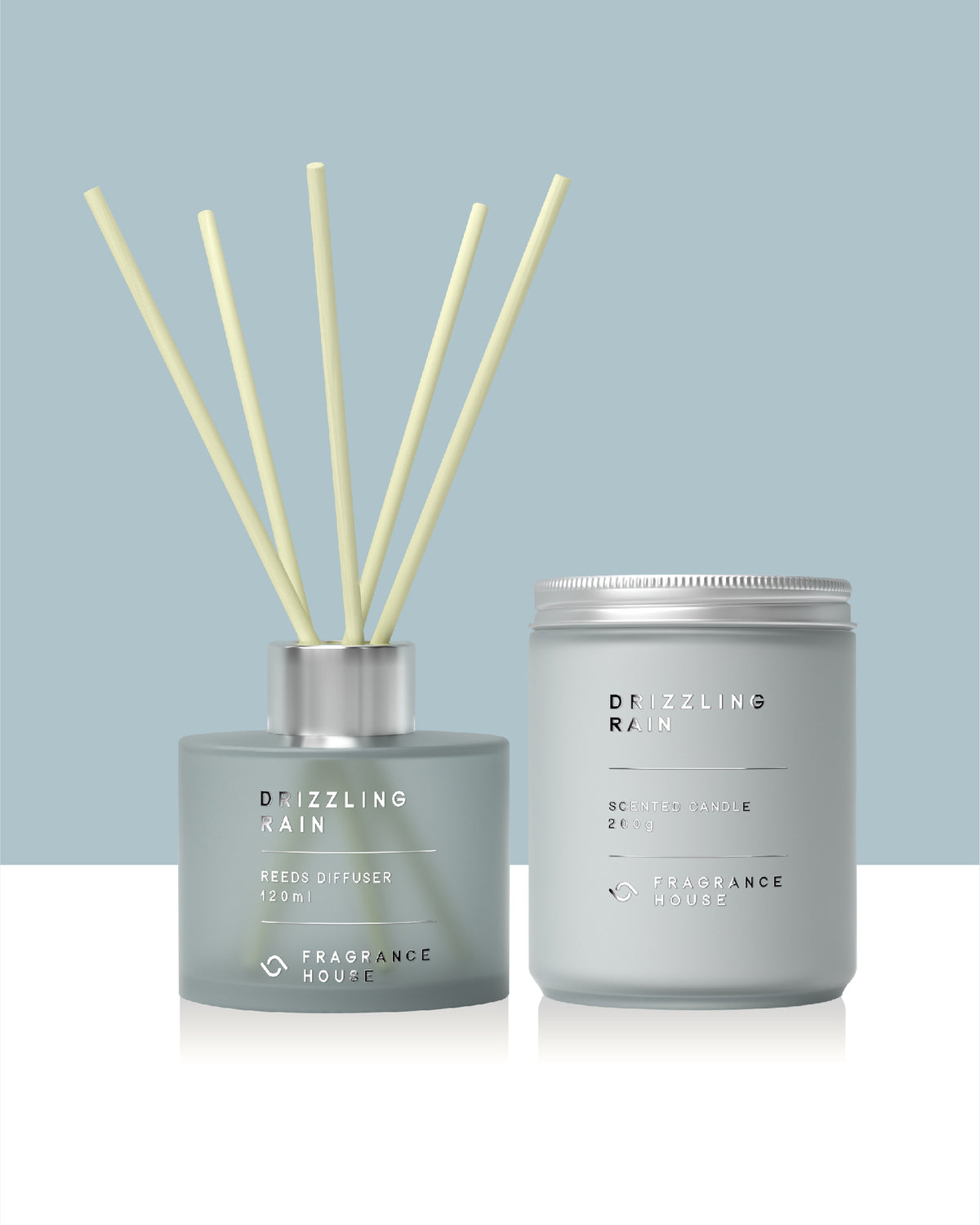 Scented Poured Candle | Drizzling Rain