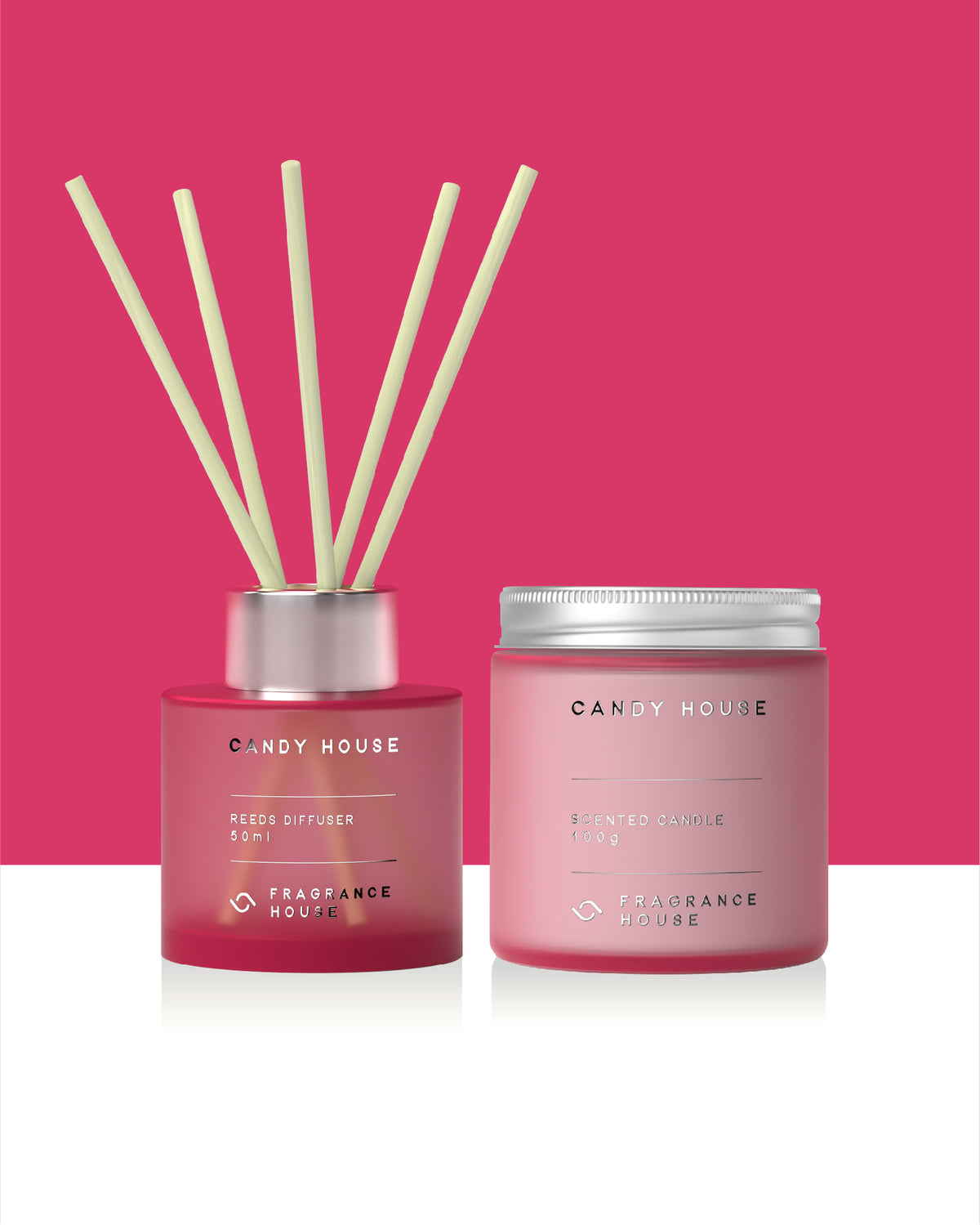 Scented Poured Candle | Candy House