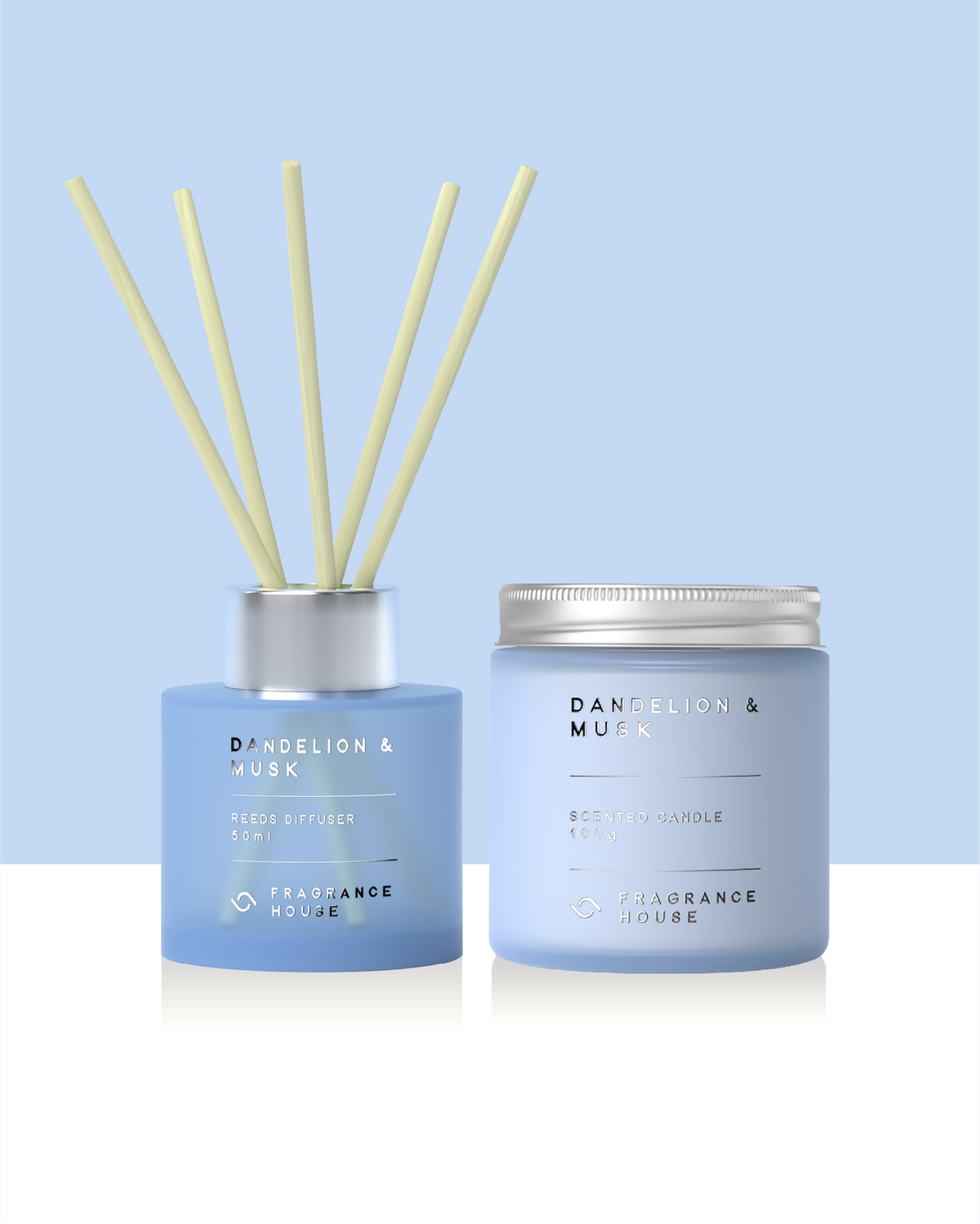 Scented Poured Candle | Dandelion & Musk