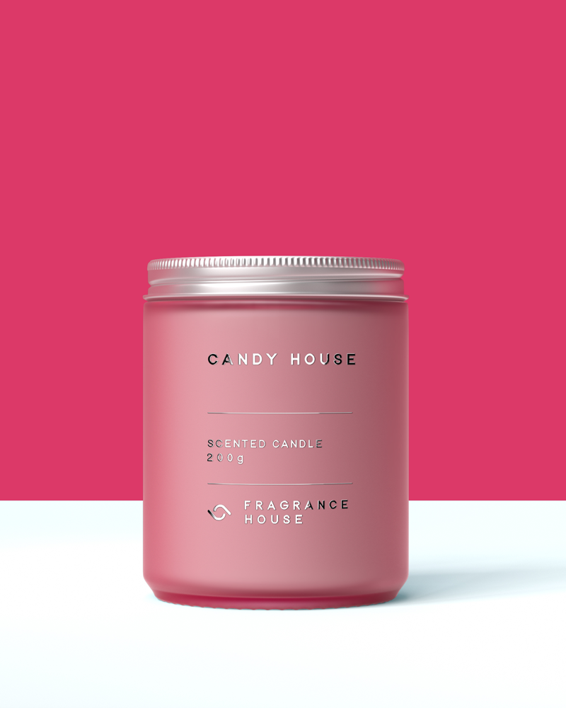 Scented Poured Candle | Candy House