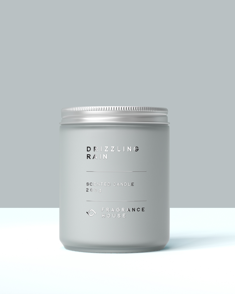 Scented Poured Candle | Drizzling Rain
