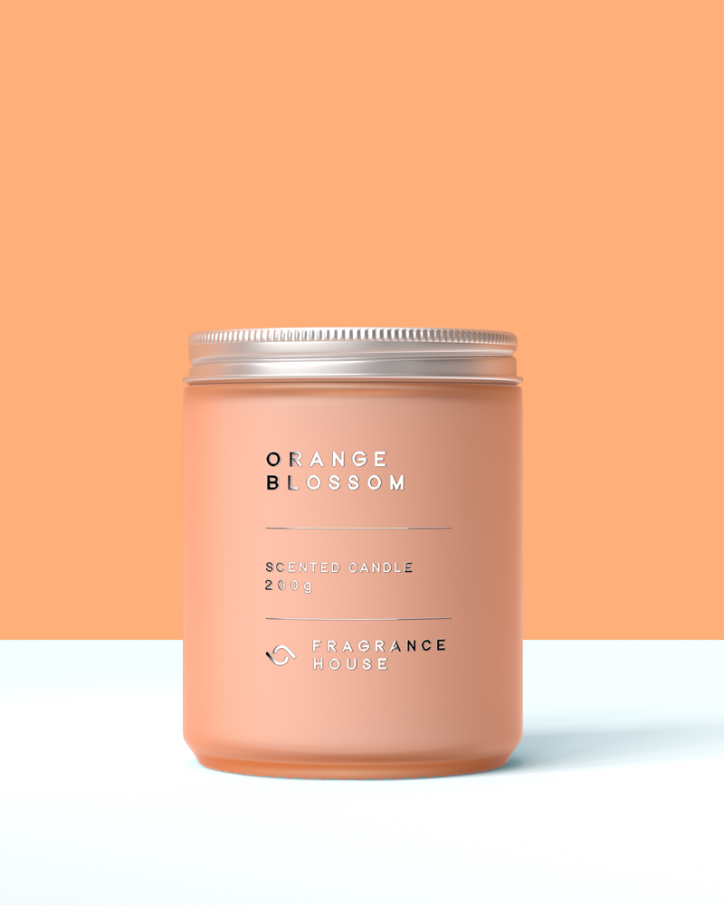 Scented Poured Candle | Orange Blossom