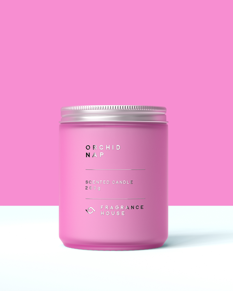 Scented Poured Candle | Orchid Nap