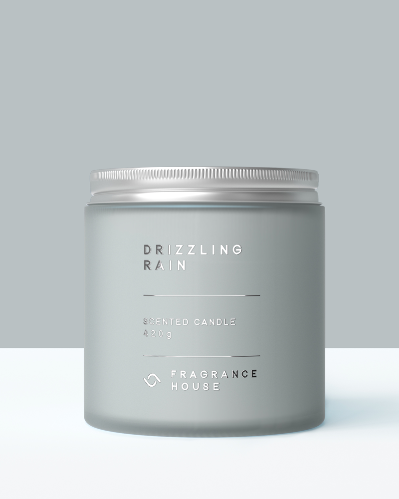 Scented Poured Candle | Drizzling Rain