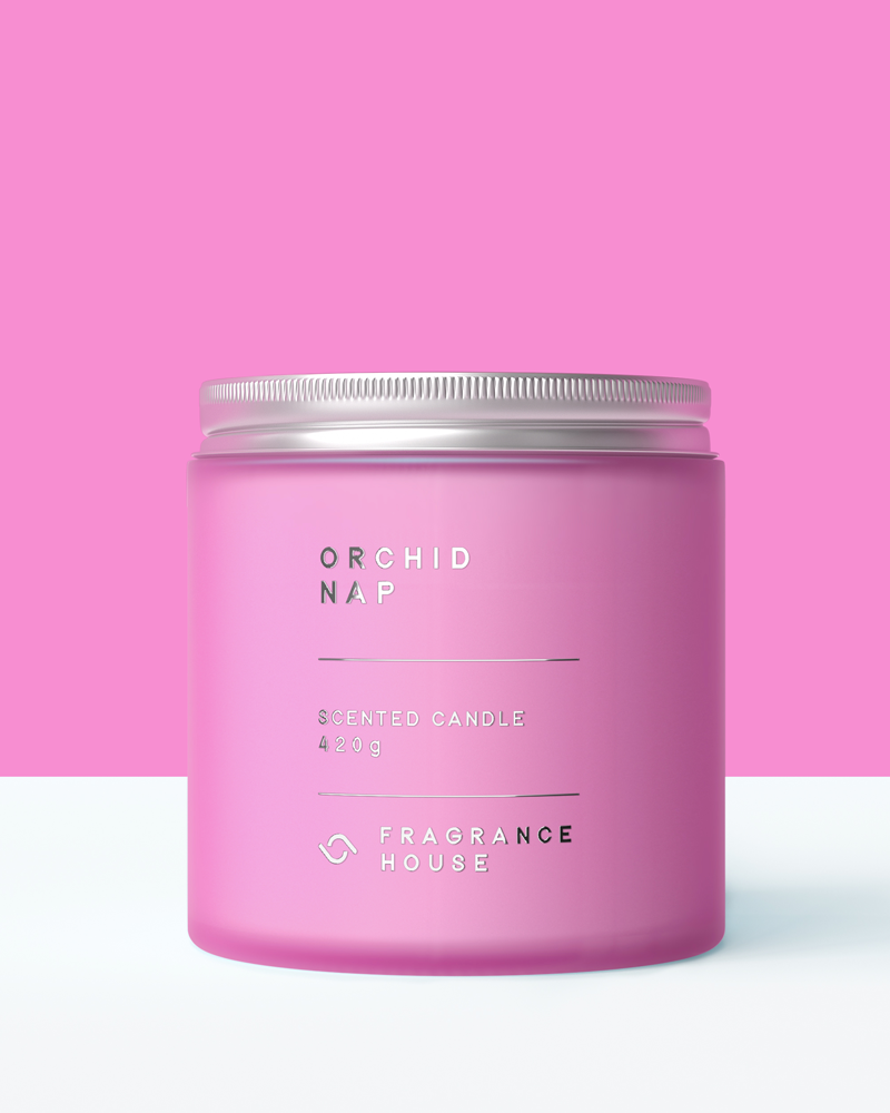 Scented Poured Candle | Orchid Nap
