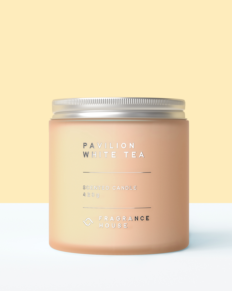 Scented Poured Candle | Pavilion White Tea