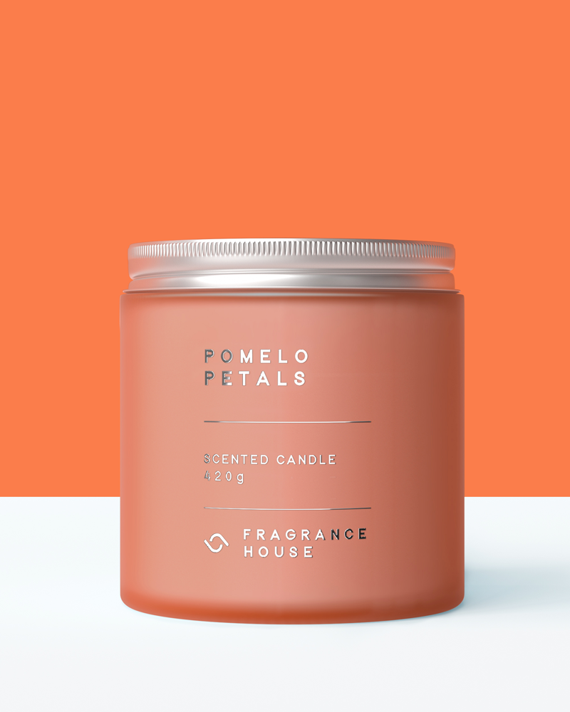 Scented Poured Candle | Pomelo Petals