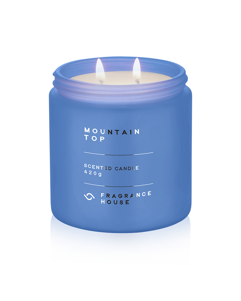 Double Wicked Scented Poured Candle | Mountain Top
