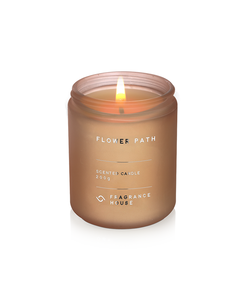 Scented Poured Candle | Flower Path