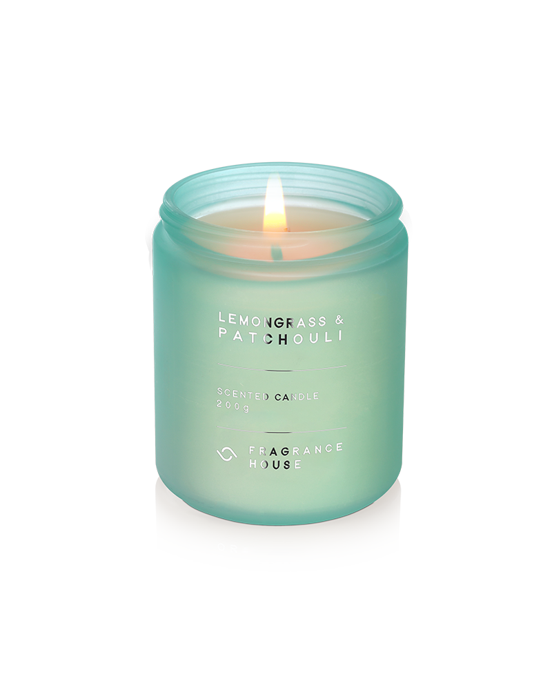 Scented Poured Candle | Lemongrass & Patchouli