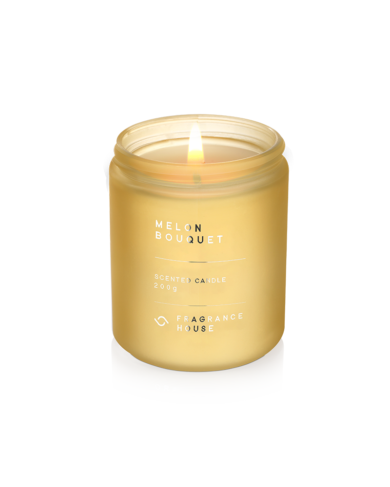 Scented Poured Candle | Melon Bouquet