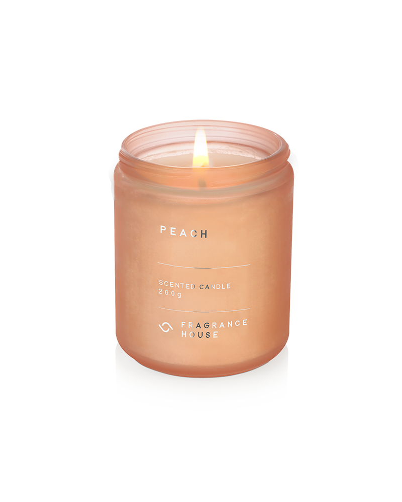 Scented Poured Candle | Peach