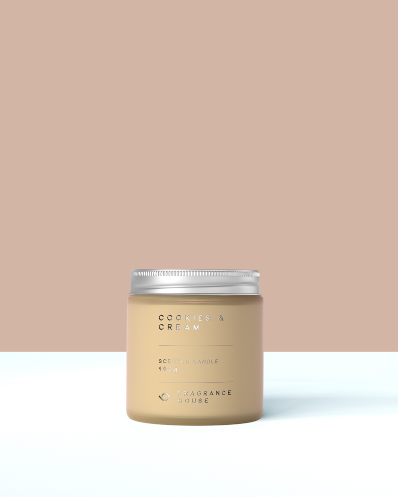 Scented Poured Candle | Cookies & Cream