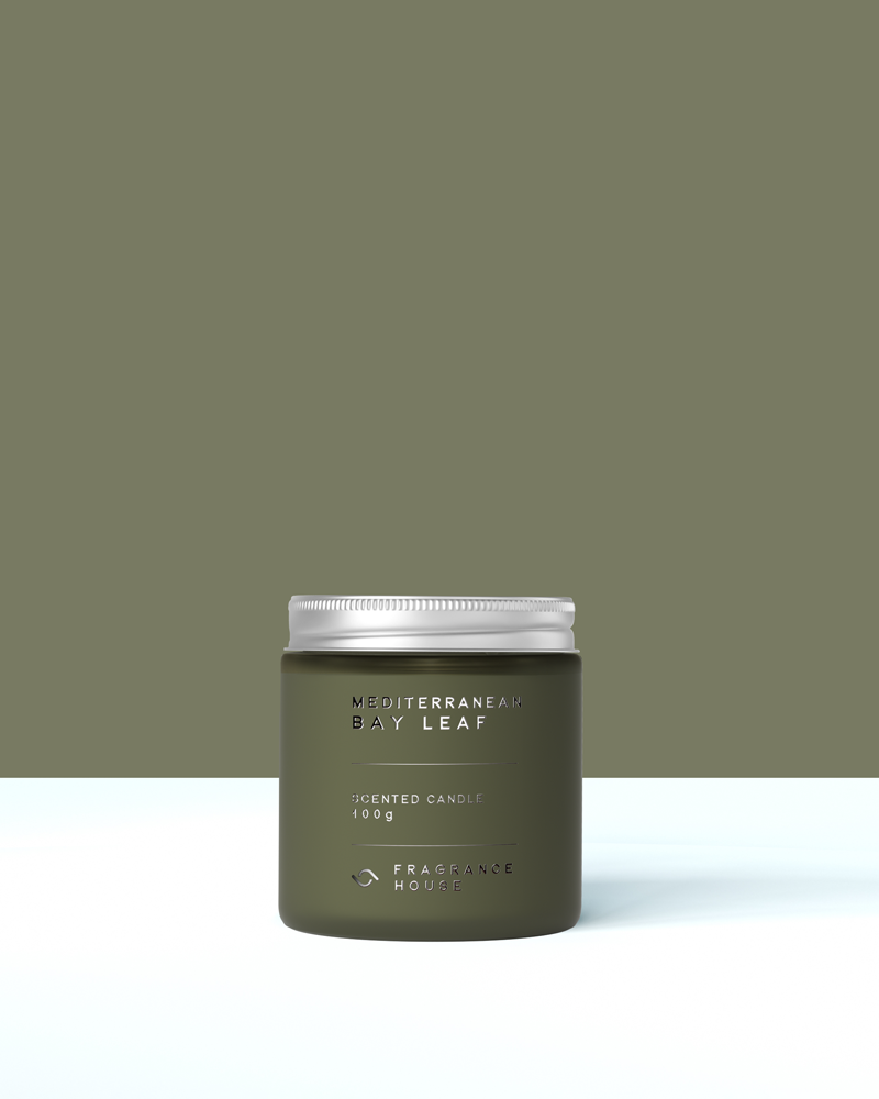 Scented Poured Candle | Mediterranean Bay Leaf