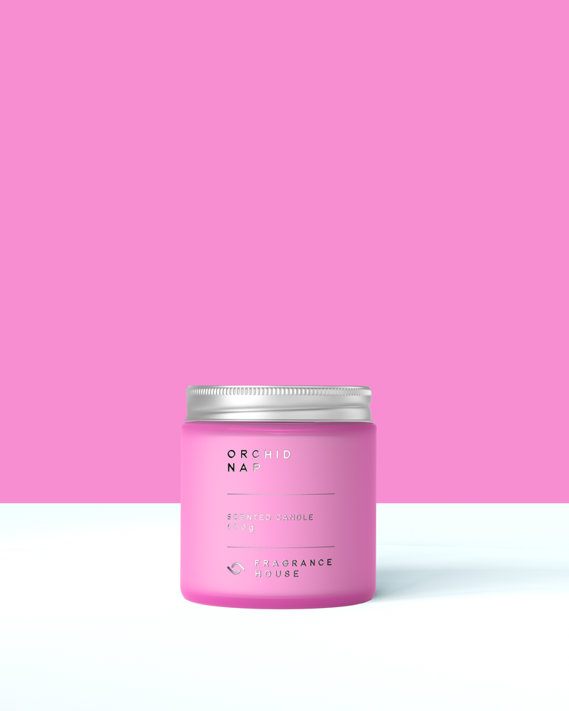Scented Poured Candle | Orchid Nap