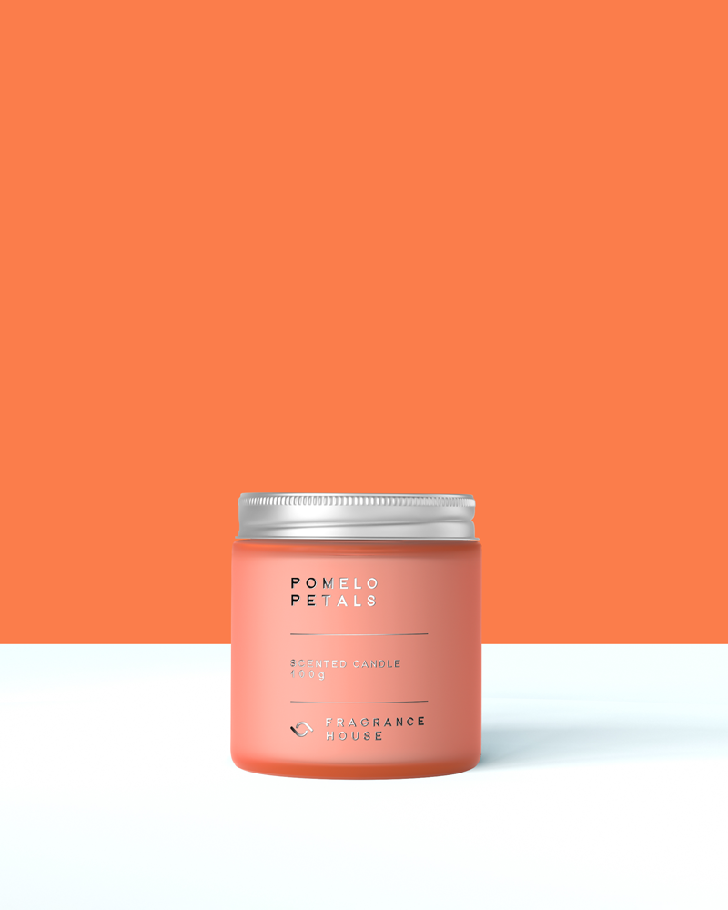 Scented Poured Candle | Pomelo Petals