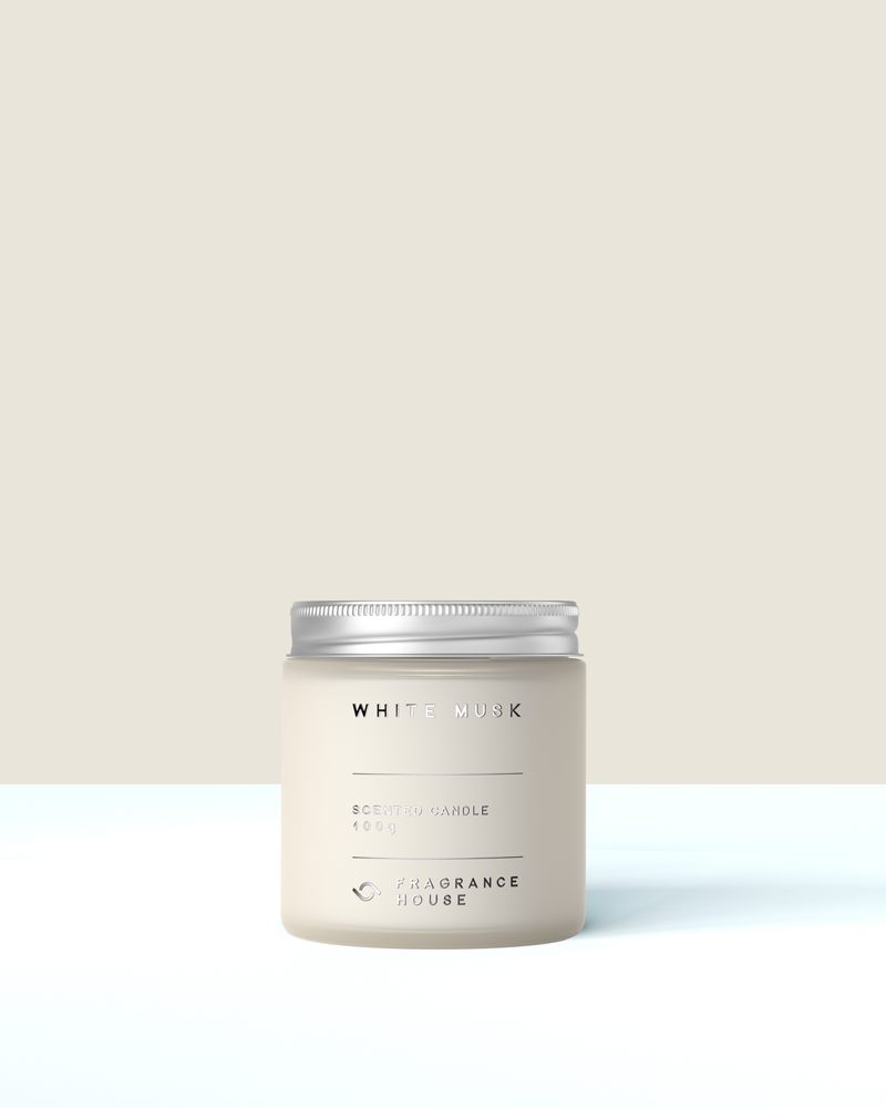 Scented Poured Candle | White Musk