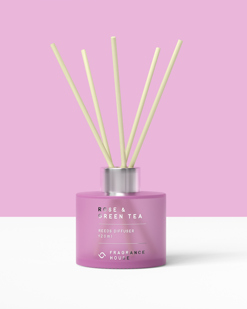 Reeds Diffuser | Rose & Green Tea