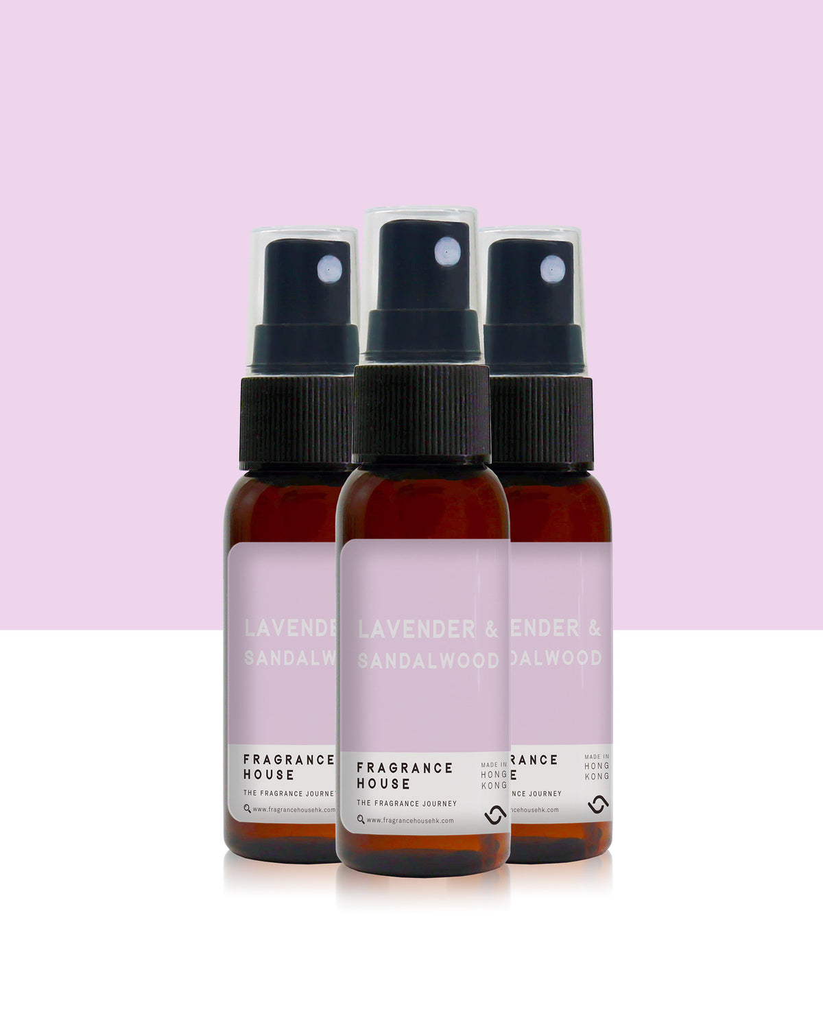 Alcohol Disinfectant Spray  | Lavender & Sandalwood (Set of 3) (Refill)