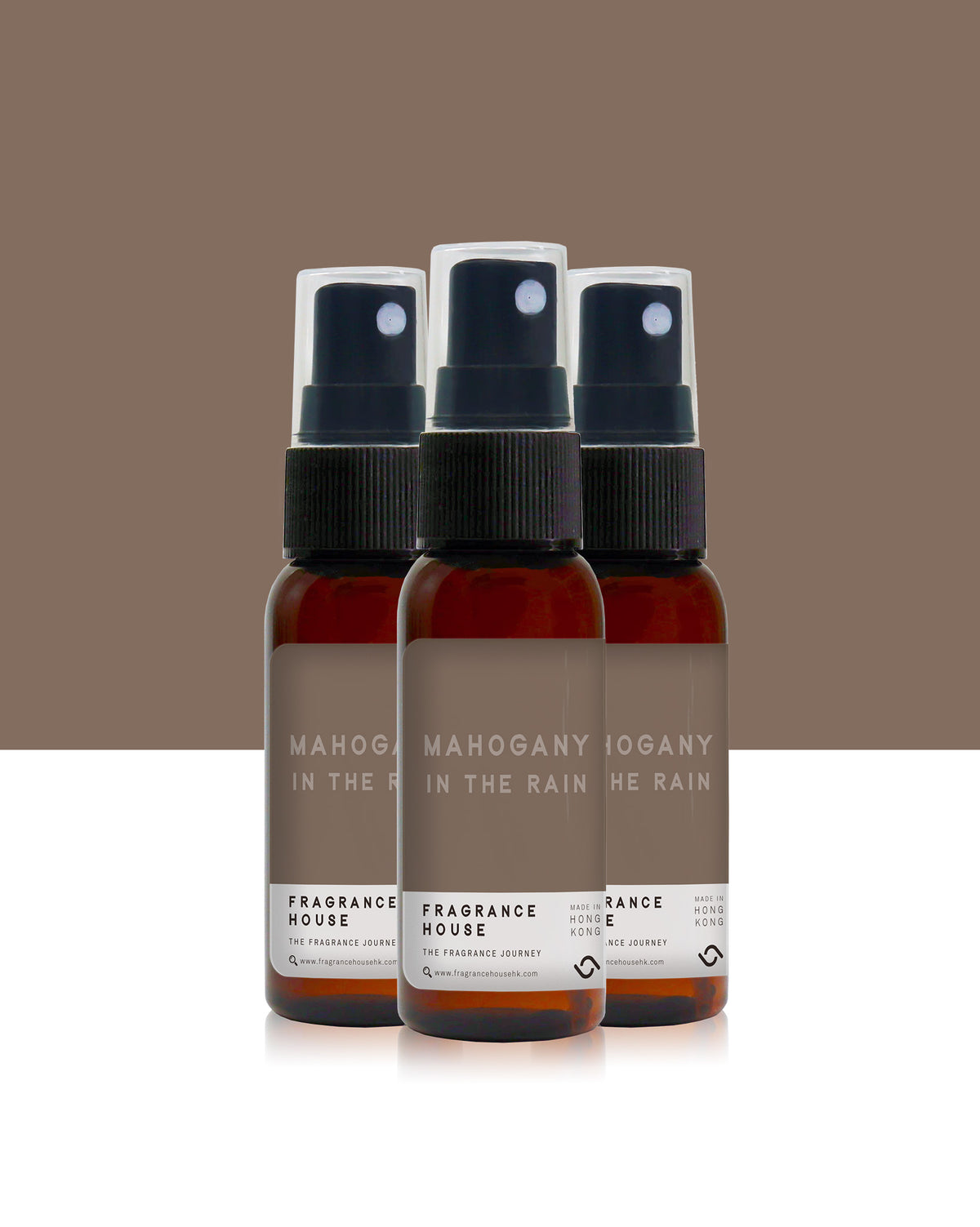 Alcohol Disinfectant Spray  | Mahogany in the Rain (Set of 3)