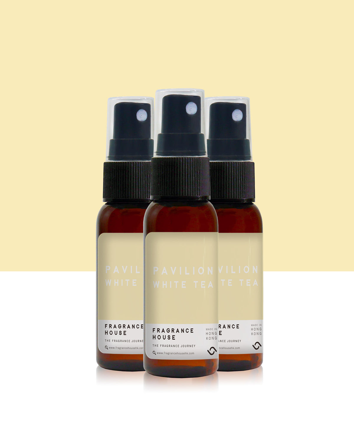Alcohol Disinfectant Spray | Pavilion White Tea (Set of 3) (Refill)