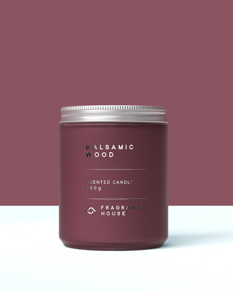 Scented Poured Candle | Balsamic Wood