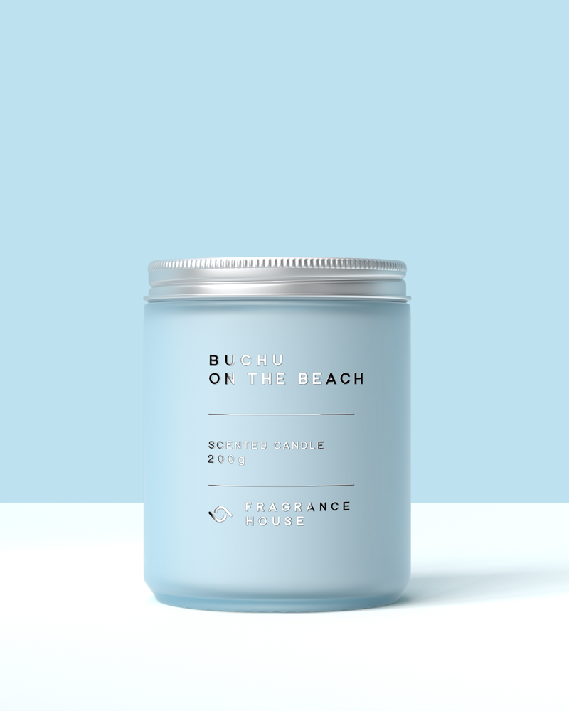 Scented Poured Candle | Buchu on the Beach