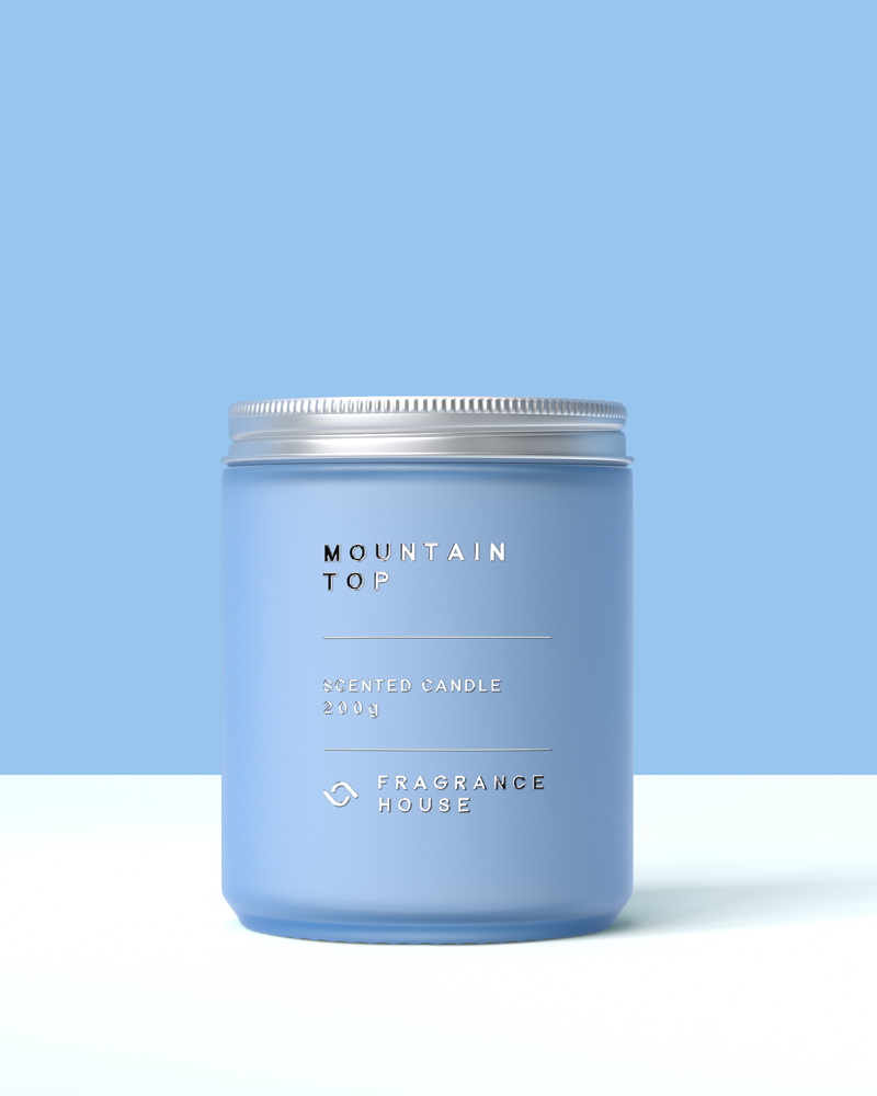 Scented Poured Candle | Mountain Top