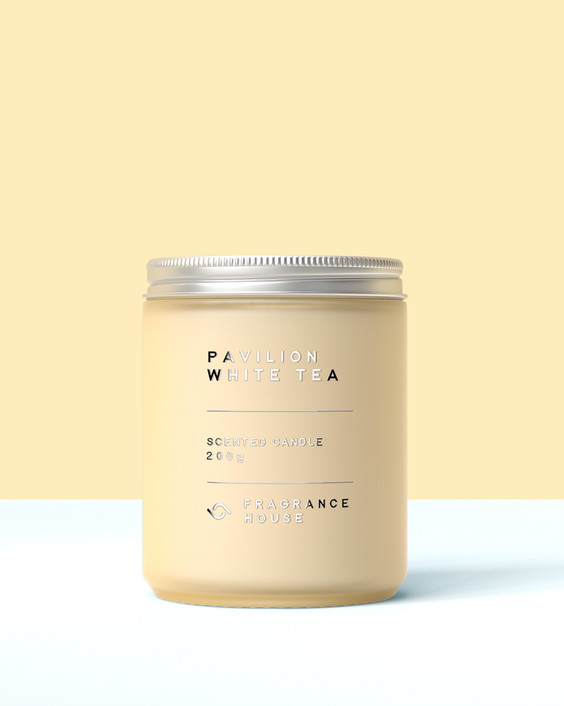 Scented Poured Candle | Pavilion White Tea