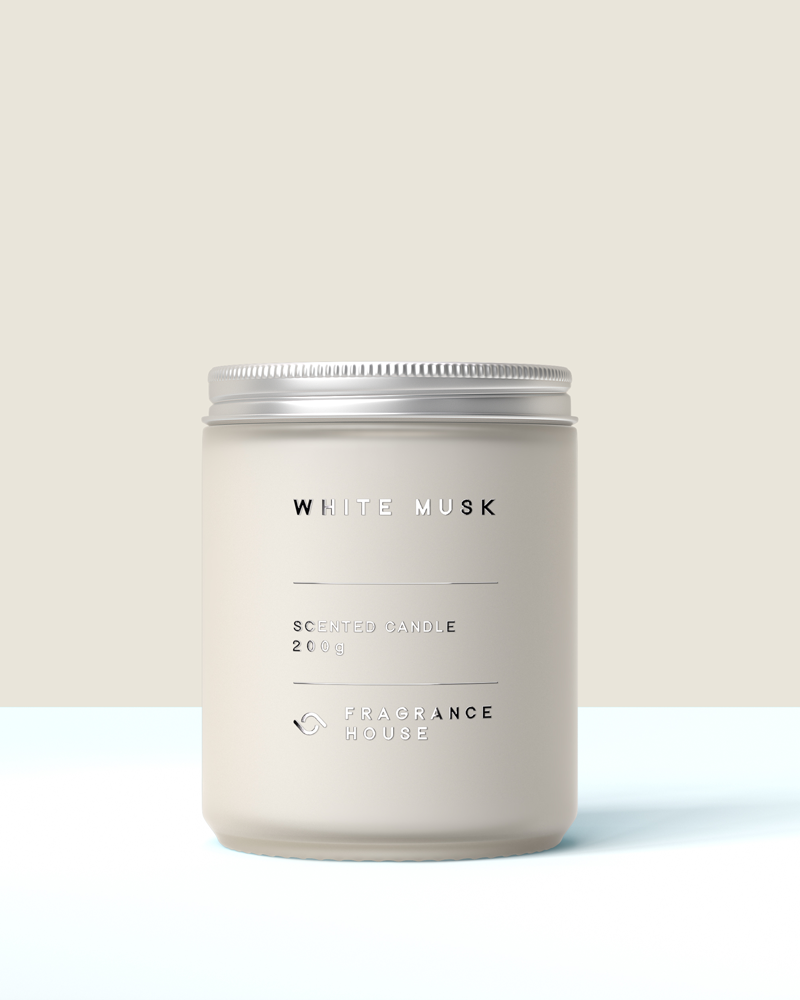 Scented Poured Candle | White Musk