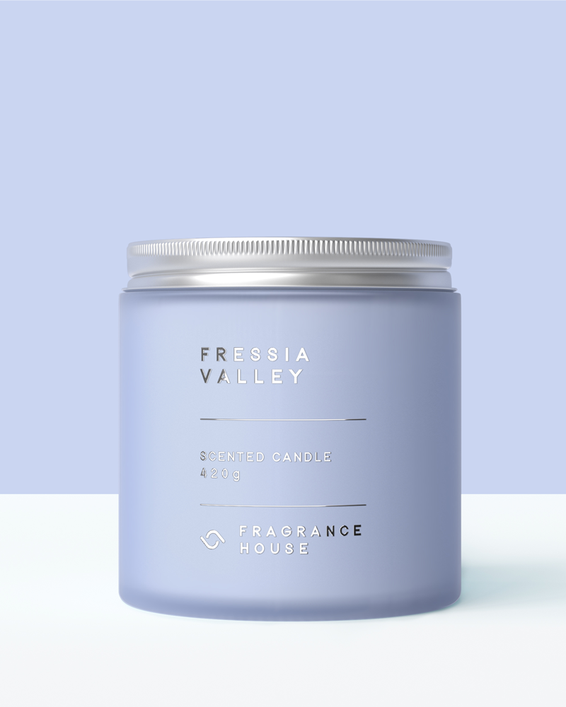 Scented Poured Candle | Freesia Valley