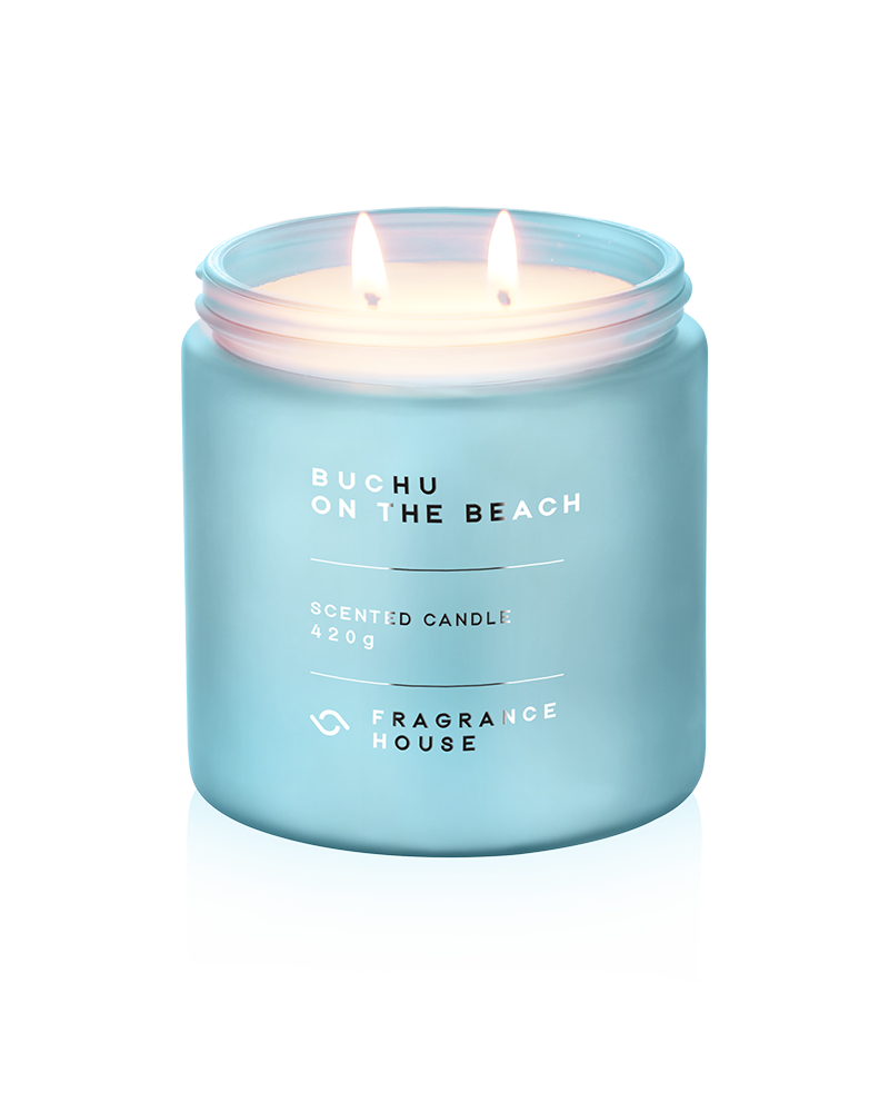 Double Wicked Scented Poured Candle | Buchu on the Beach