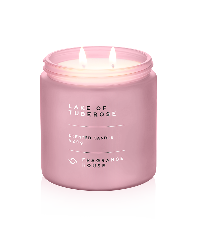 Double Wicked Scented Poured Candle | Lake of Tuberose