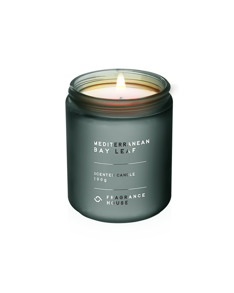 Scented Poured Candle | Mediterranean Bay Leaf