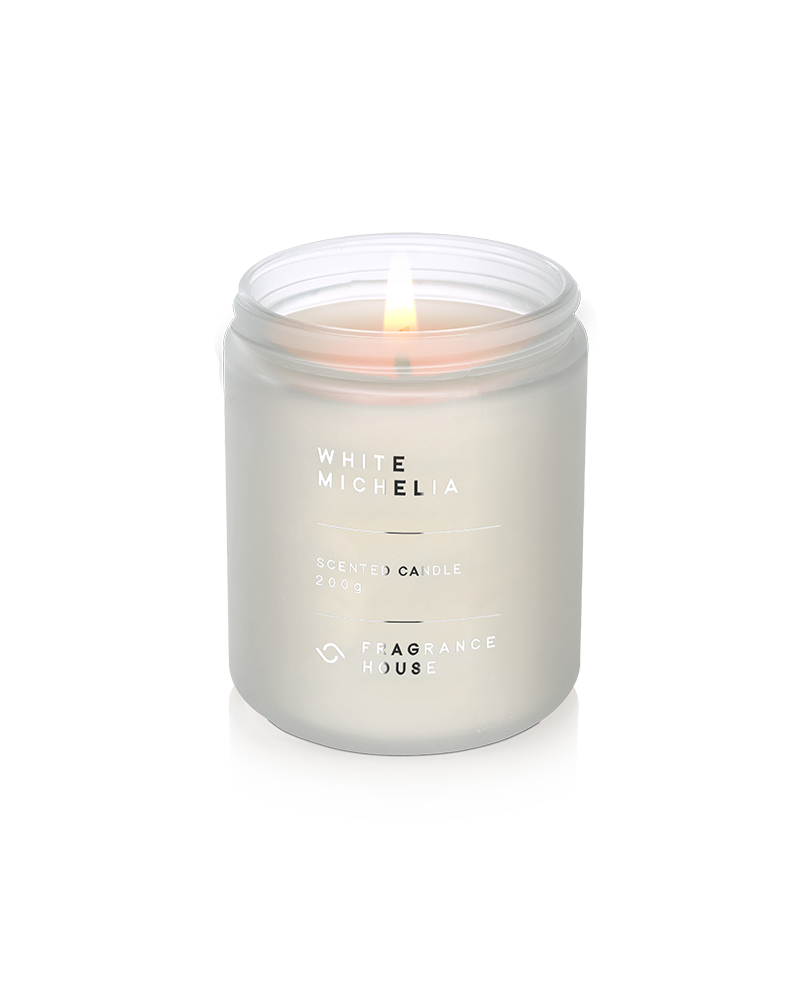 Scented Poured Candle | White Michelia