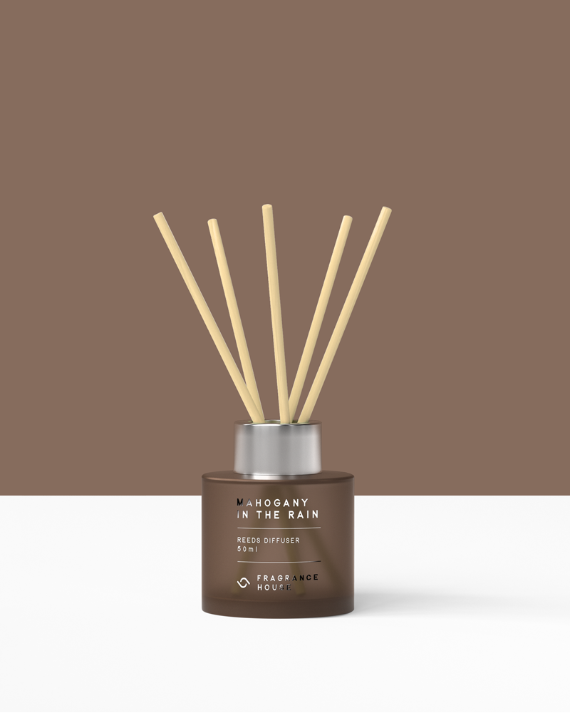 Mini Reeds Diffuser |  Mahogany in the Rain