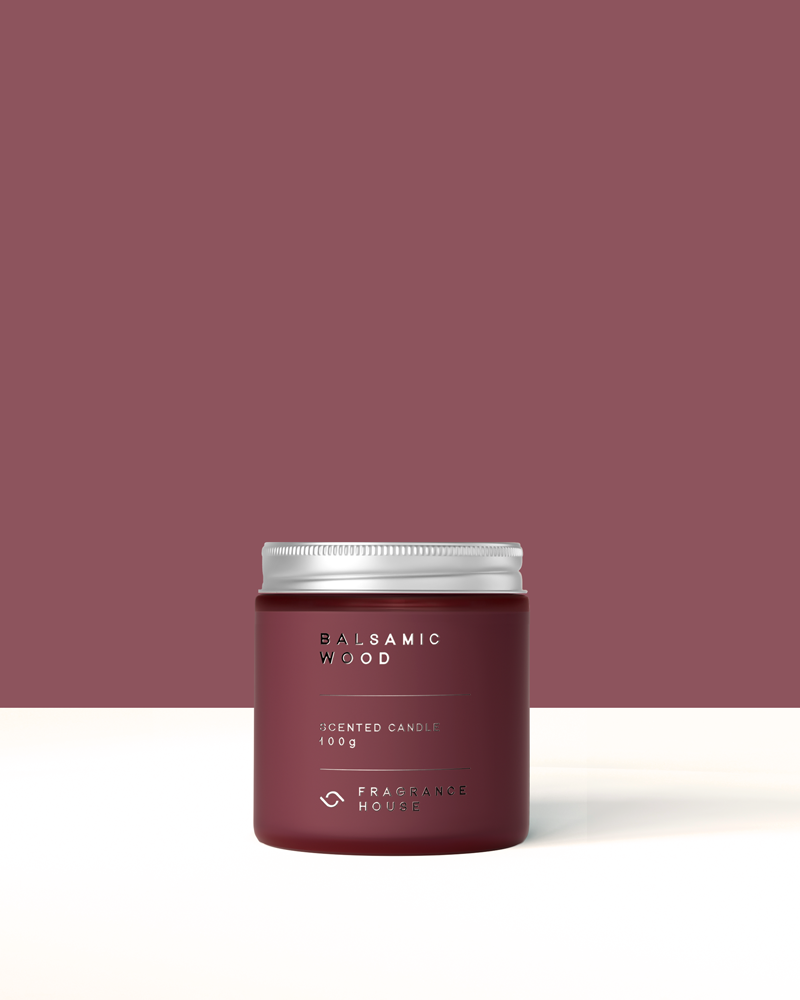 Scented Poured Candle | Balsamic Wood