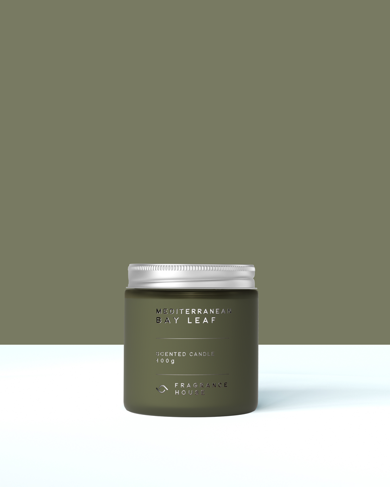Mini Scented Poured Candle | Mediterranean Bay Leaf