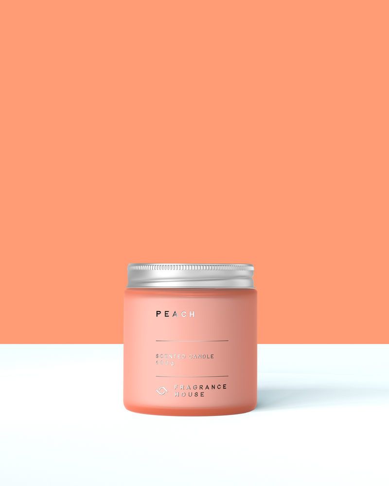 Scented Poured Candle | Peach