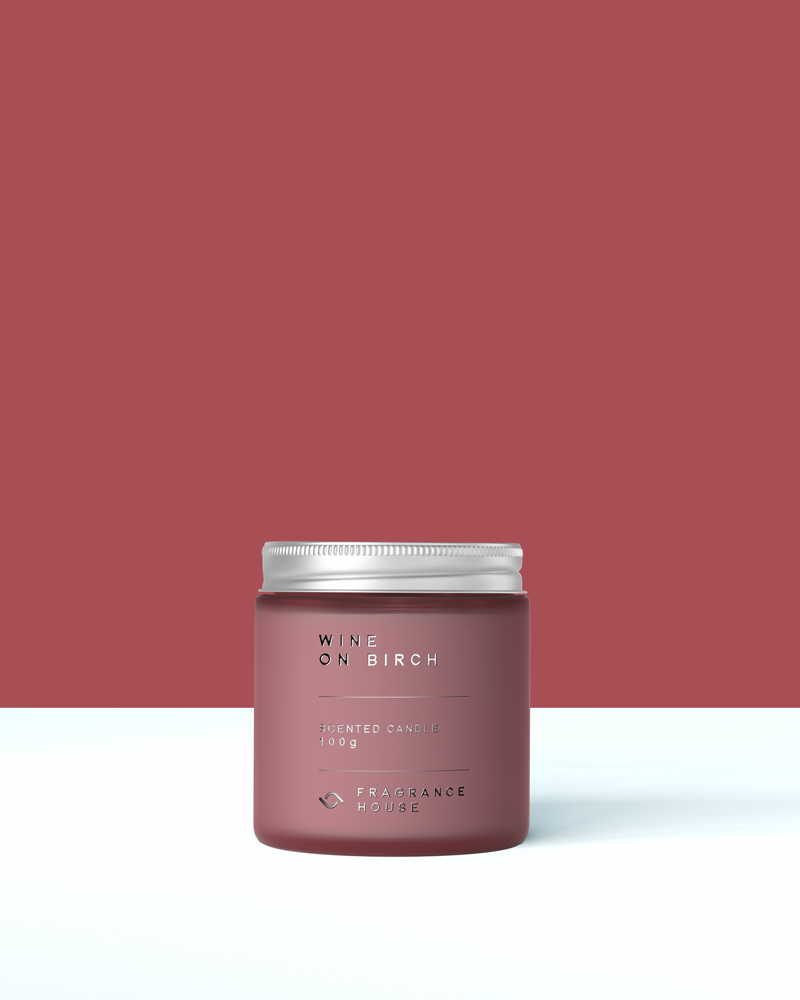 Scented Poured Candle | Wine on Birch