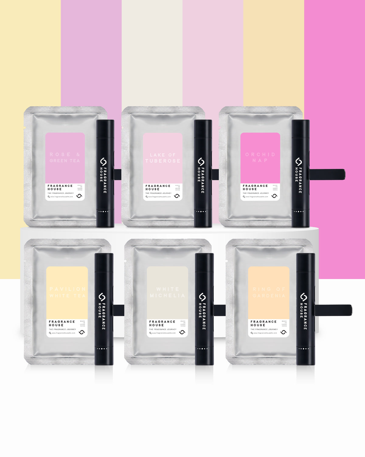 Car Fragrance Set | The Floral Serenity Garden