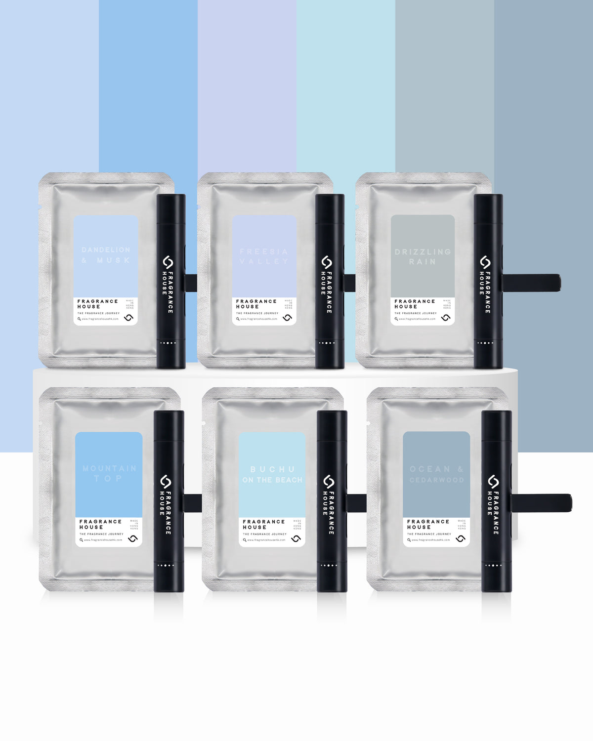 Car Fragrance Set | The Fresh &amp; Clean Commute