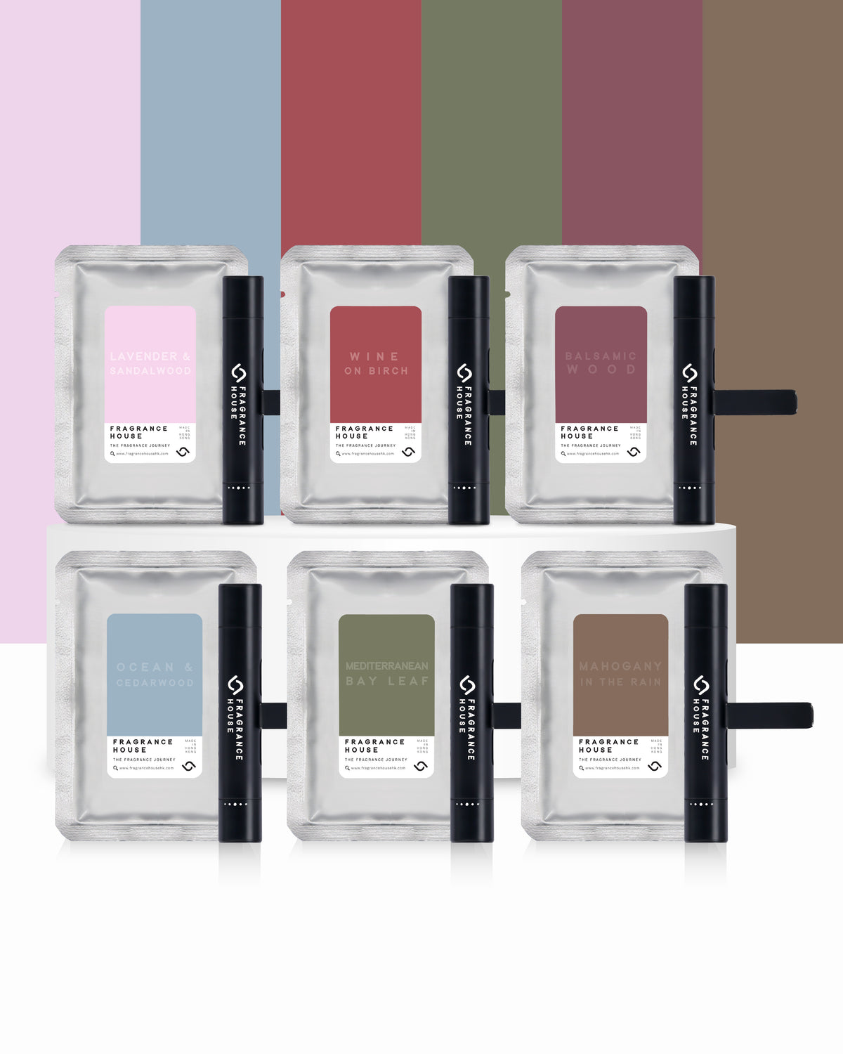 Car Fragrance Set | The Woody &amp; Earthy Escape